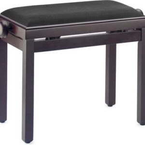 Stagg Rise & Fall Piano Stool in Rosewood with Velvet Top