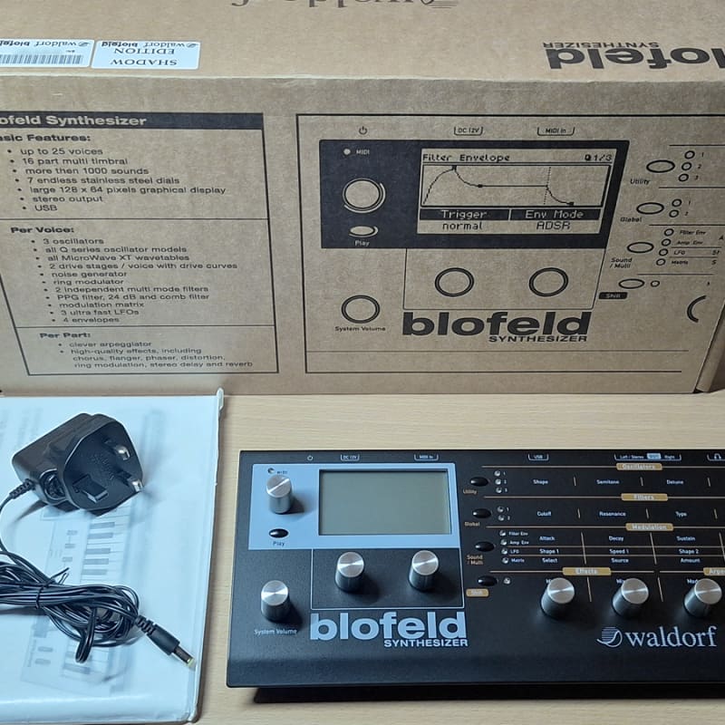 2007 - Present Waldorf Blofeld Desktop Synthesizer Black Shadow