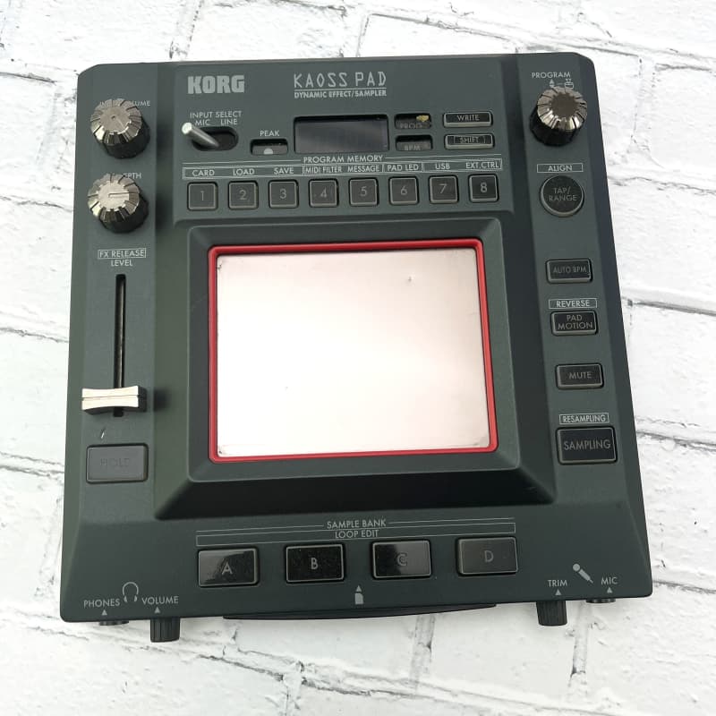 2000s Korg KP3 Kaoss Pad 3 Dynamic Effect / Sampler Black