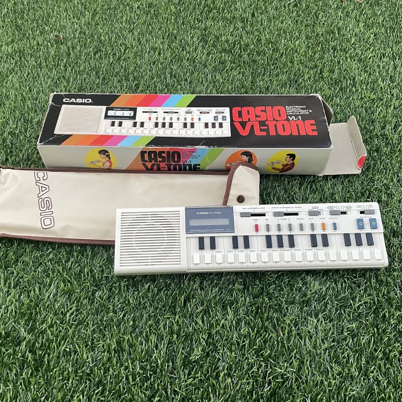 1979 - 1984 Casio VL-1 VL-Tone 29-Key Synthesizer Keyboard White
