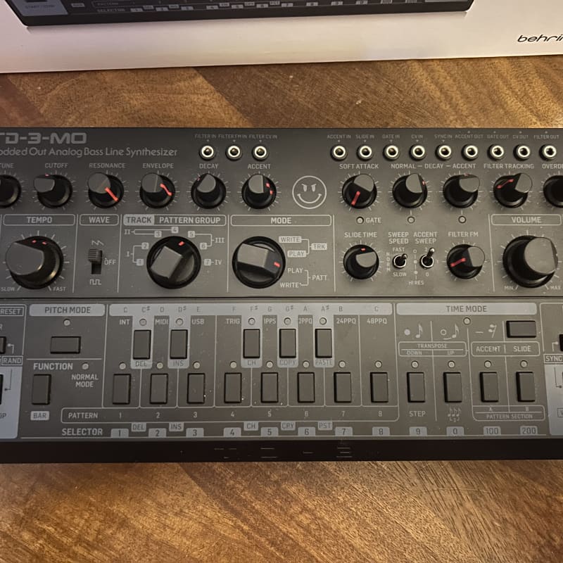 2022 - Present Behringer TD-3-MO Modded Out Analog Bass Synthe...
