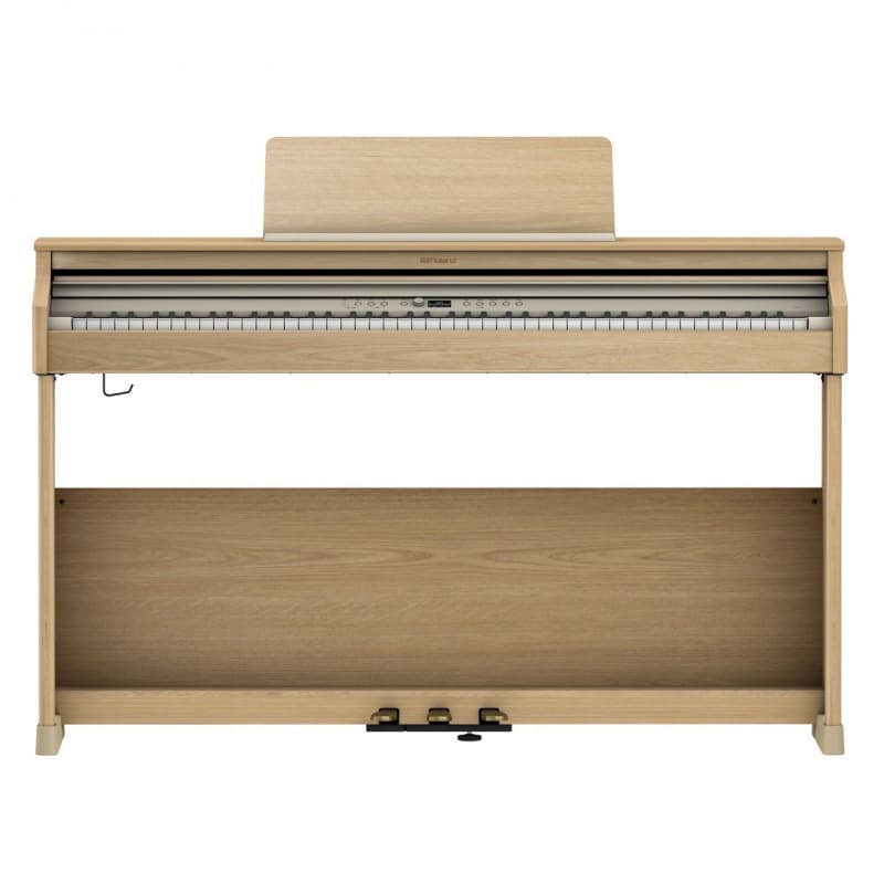2020 - Present Roland F701 88-Key Digital Upright Piano Light Oak