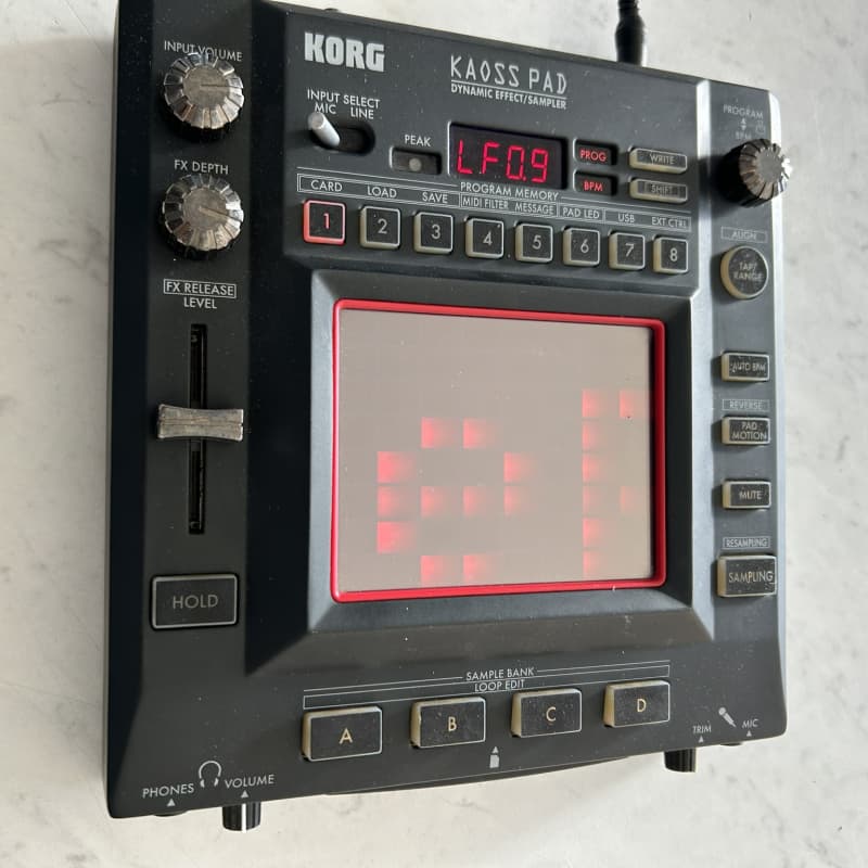 2000s Korg KP3 Kaoss Pad 3 Dynamic Effect / Sampler Black