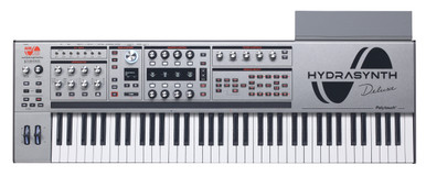 ASM Hydrasynth Deluxe SE 72-note Virtual Analog Wave-Morphing Keyboard Synthesizer in Limited Editon Silver