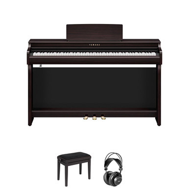 Yamaha CLP825 in Rosewood Bundle with Stool & Headphones