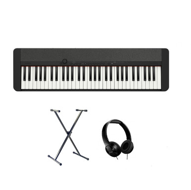 Casio CT-S1 Keyboard in Black Bundle