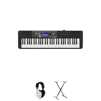 Casio CT-S500 Keyboard in Black Bundle