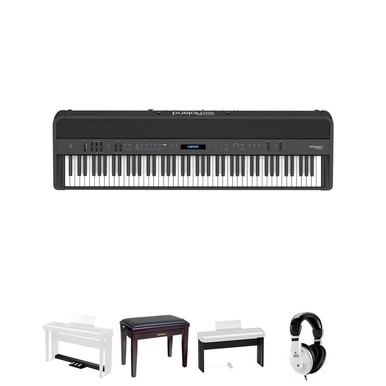 Roland FP-90X Digital Piano in Black Bundle 2