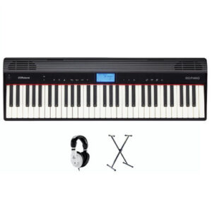 Roland GO 61 Keyboard in Black Bundle