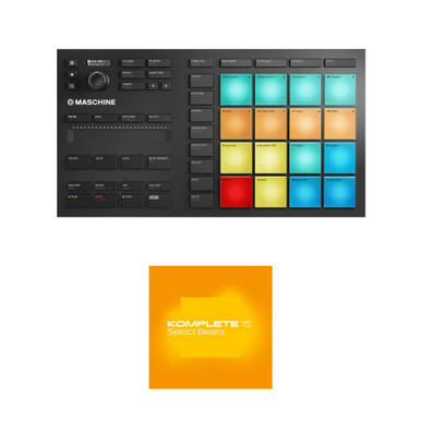 Native Instruments Maschine Mikro MK3 With Komplete Select 15 Beats
