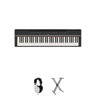 Yamaha P121 Digital Piano in Black Bundle
