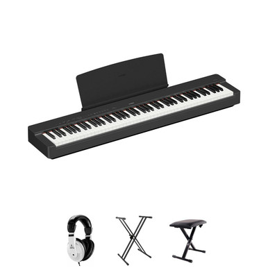 Yamaha P225 Digital Piano in Black Bundle 2