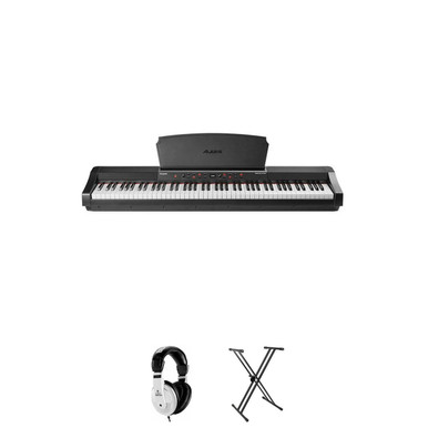 Alesis Prestige Artist Digital Piano in Black Bundle