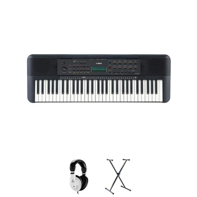 Yamaha PSRE273 Keyboard in Black Bundle 1