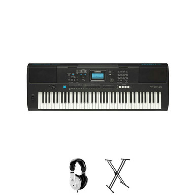 Yamaha PSRE425 Keyboard in Black Bundle