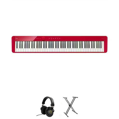 Casio PX-S1100 Digital Piano In Red Bundle 1