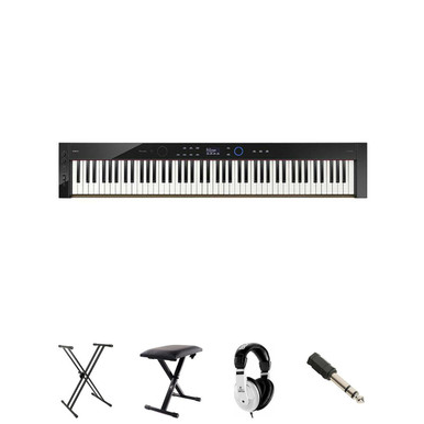 Casio PX-S6000 Complete Digital Piano in Black Bundle