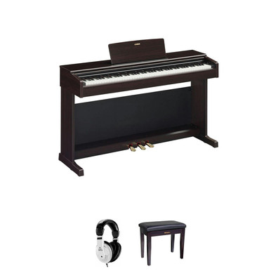 Yamaha YDP-145 Digital Piano in Rosewood Bundle