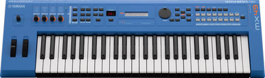 Yamaha MX49 MKII - 49 Key Digital Synthesizer in BLUE