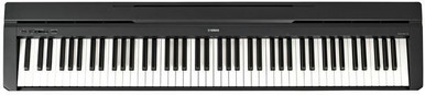 Yamaha P45 Digital Portable Piano in Black Including Footswitch