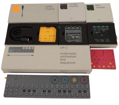Second Hand Teenage Engineering OP-z wth Rumble, Line & OP Lab Modules 3546