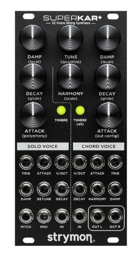 Strymon Superkar Plus 32-Voice Karplus Strong Synth Module