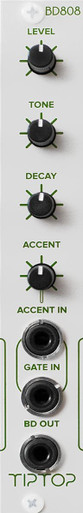 TipTop Audio - BD808 TR808 Bass Drum Generator