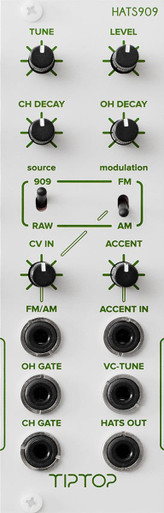 TipTop Audio - HATS909 TR909 Hi-Hats Generator