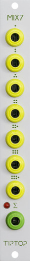 TipTop Audio - MIX7 Analog Summing Mixer - White