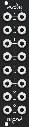 TipTop Audio - Wayout8 - Eurorack Patchbay - Black