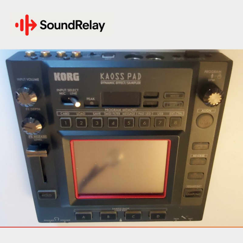 2000s Korg KP3 Kaoss Pad 3 Dynamic Effect / Sampler Black