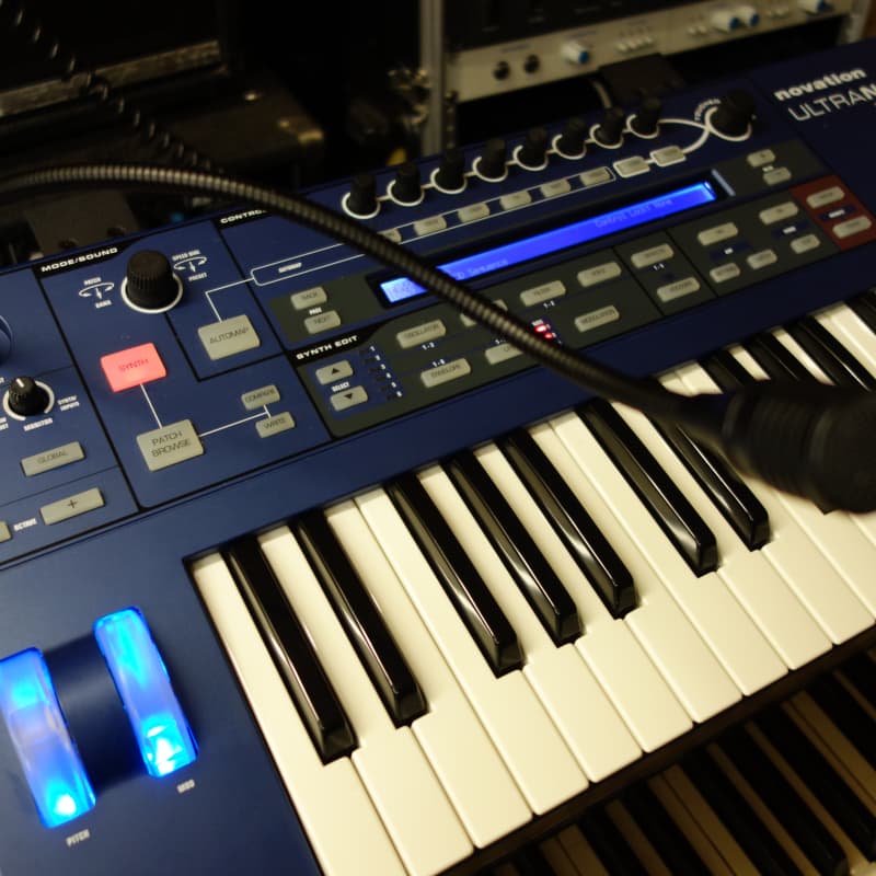 2010s Novation UltraNova 37-Key 20-Voice Synthesizer Blue