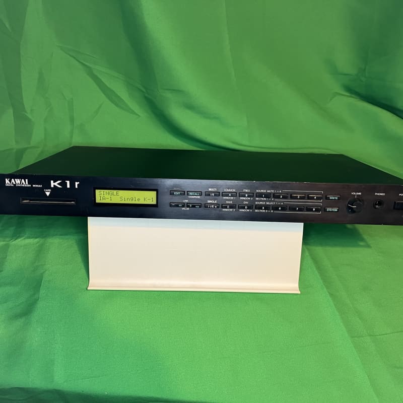 1988 Kawai K1R Rackmount Digital Synthesizer Module Black