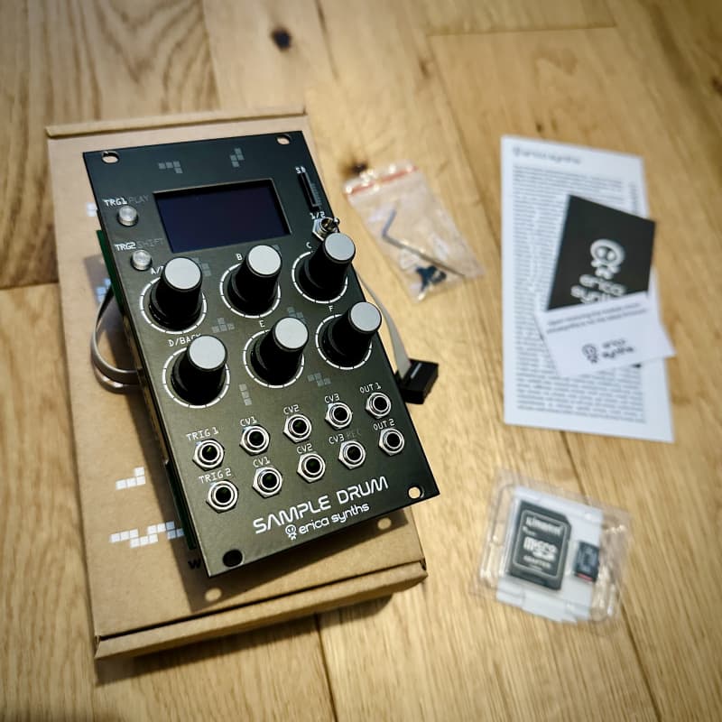 2014 - Present Erica Synths Sample Drum Black