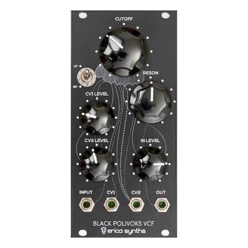 Erica Synths Polivoks Eurorack VCF Module (V1) Black