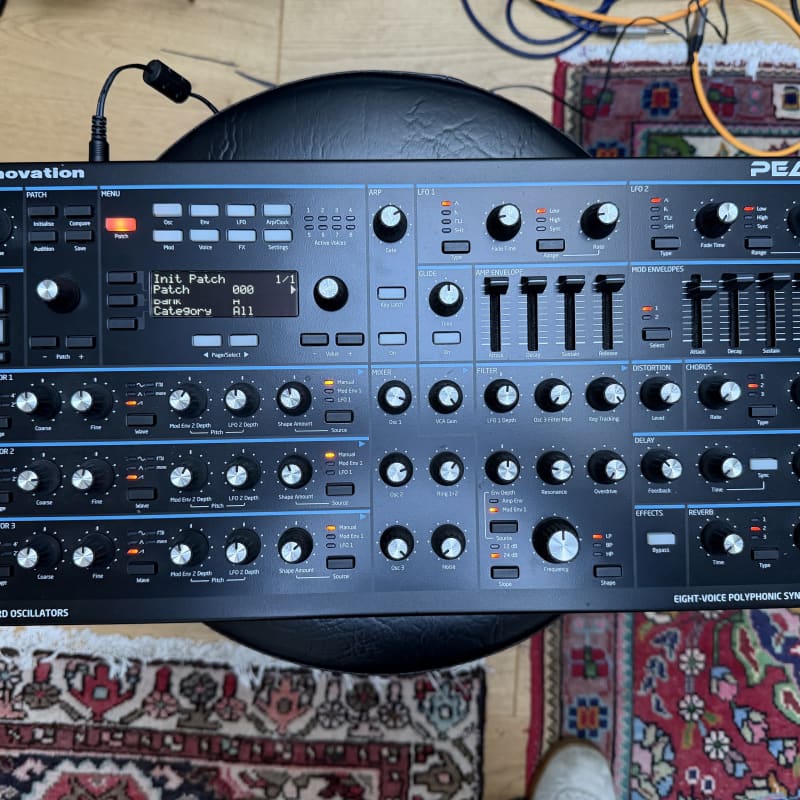 2017 - Present Novation Peak 8-Voice Desktop Synthesizer Black