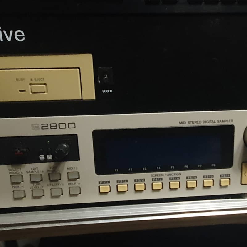 1992 Akai S2800 MIDI Stereo Digital Sampler White