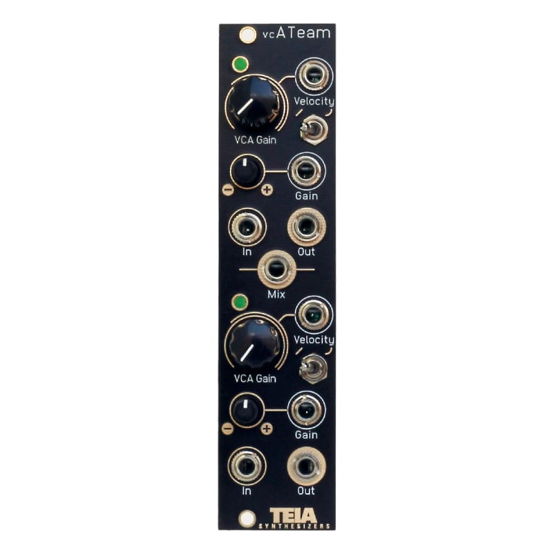 teia synthesizers Teia Synthesizers vcA-Team Dual VCA with Vel...