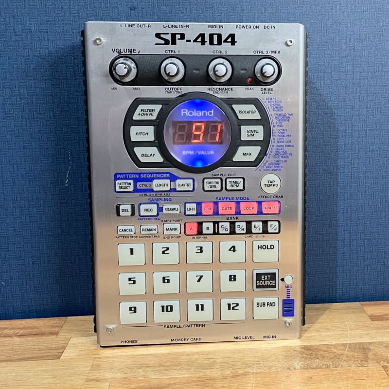 2005 - 2008 Roland SP-404 Sampler Silver
