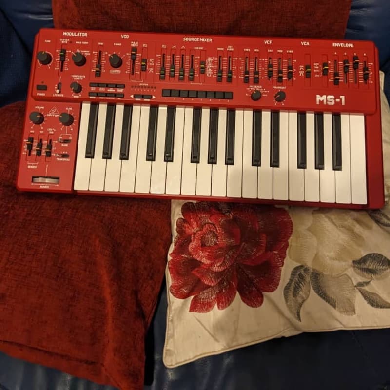 2020 - Present Behringer MS-1 / MS-101 Analog Synthesizer Red