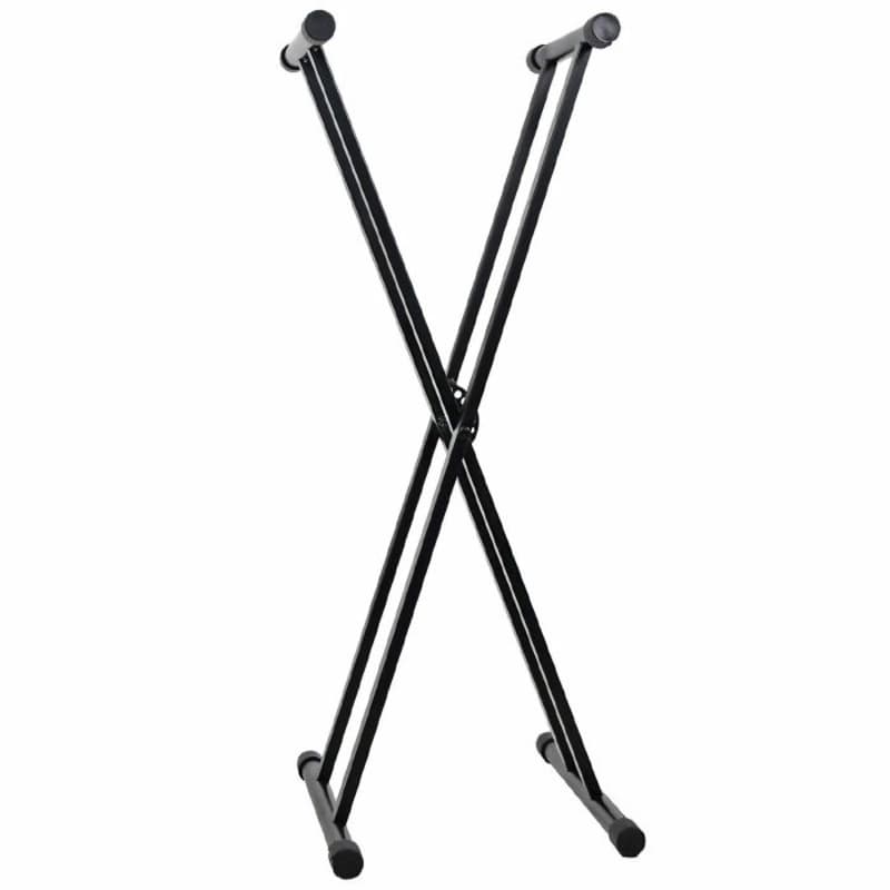 Chord Double X Frame Keyboard Synthesiser Stand With Spring Bo...