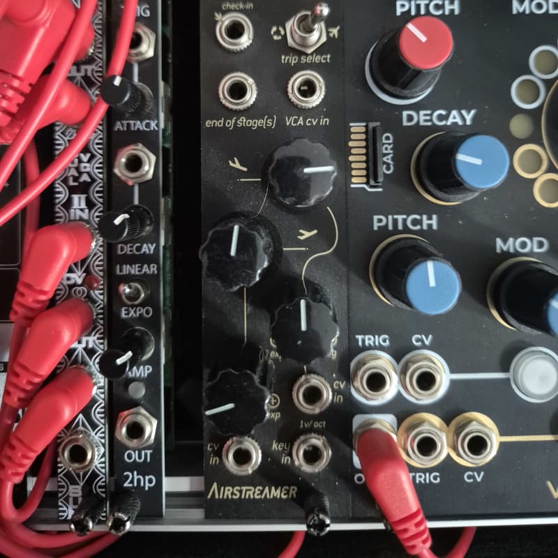 2019 - 2021 Endorphin.es Airstreamer Eurorack Synth Module Black
