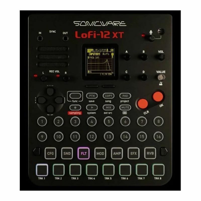 Sonicware Lofi-12 XT Low-Resolution Digitised Sampler Re
