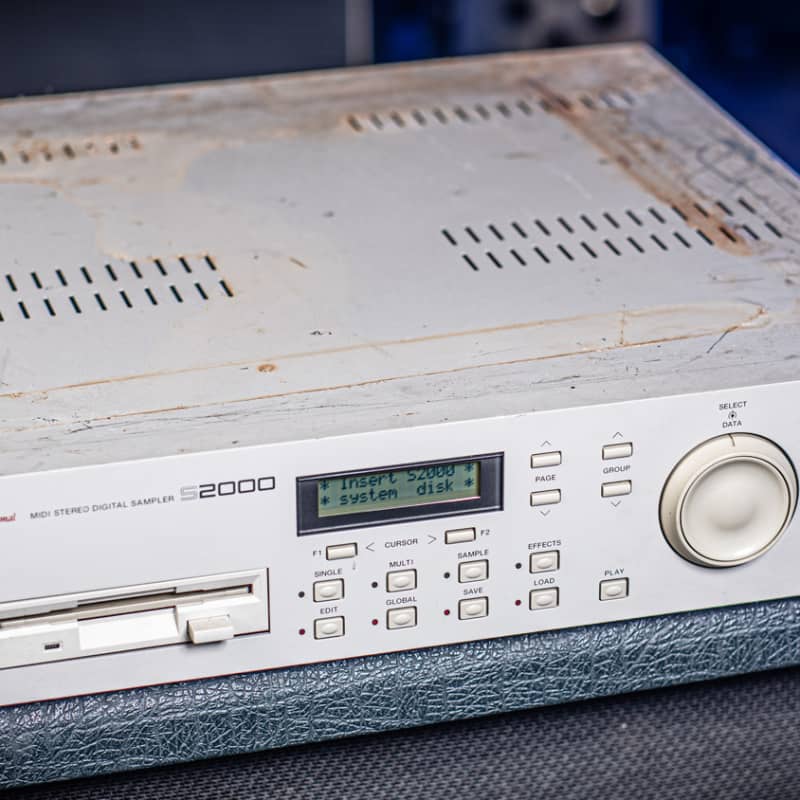 1980s Akai S2000 Midi Sampler Cream