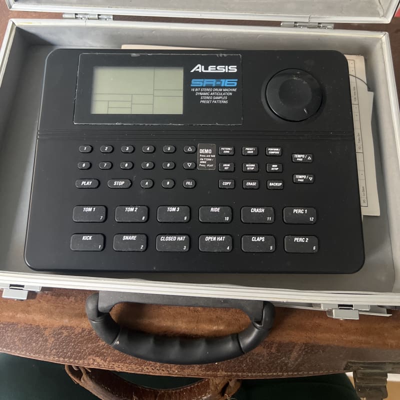 2010s Alesis SR-16 Drum Machine Black