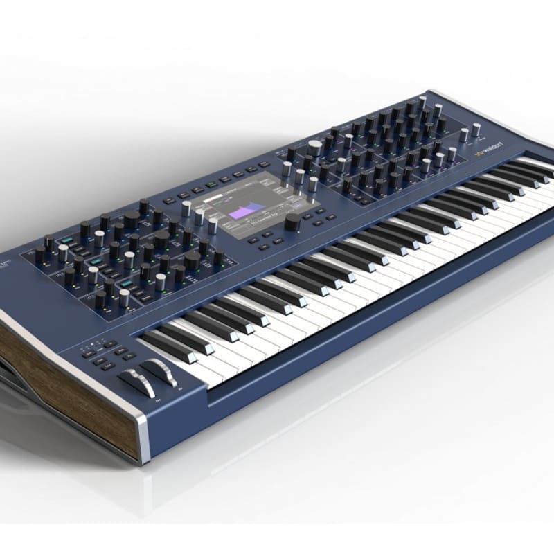 2023 - Present Waldorf Quantum MK2 61-Key Hybrid Synthesizer Blue