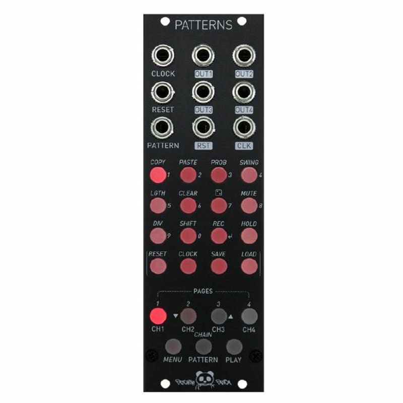 Patching Panda Patterns 4-Channel Sequencer Module Pattern