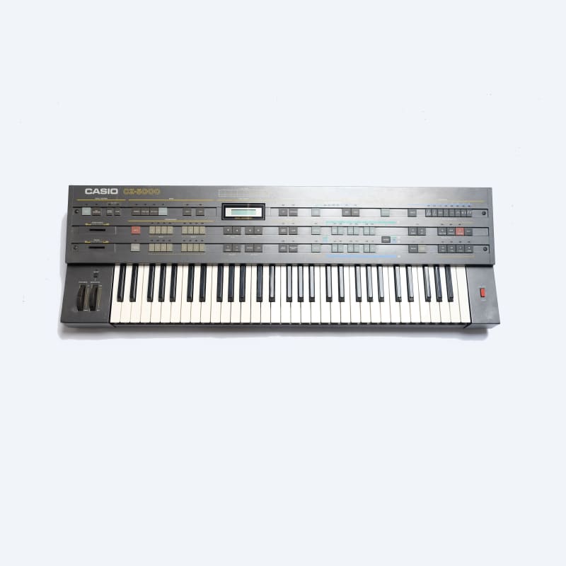 1985 Casio CZ-5000 61-Key Synthesizer Black