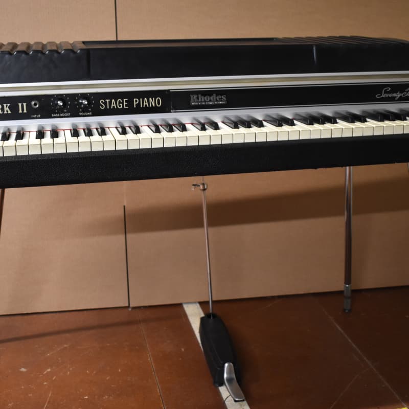 1980 Rhodes Rhodes Mark II Stage 73-Key Electric Piano Black F...