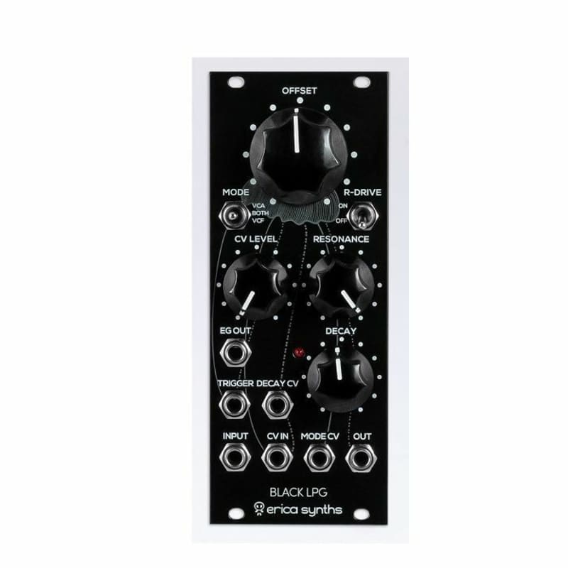 Erica Synths LPG Lowpass Gate Series Module Black